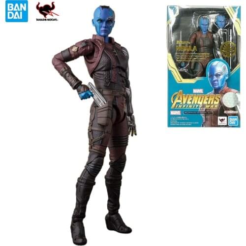 Bandai Avengers 3 Tamashii Nations S.H. Figuarts Nebula (Avengers/Infinity War) Action Figure Collection Model Kid Toys Boy Gift