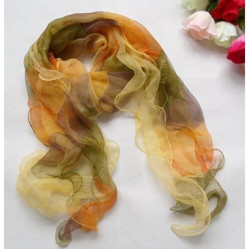 [BYSIFA] Red Silk Scarf Fashion Women Long Silk Scarf Printed Fashion Accessories 100% Silk Rose Female Long Scarf 175*40cm