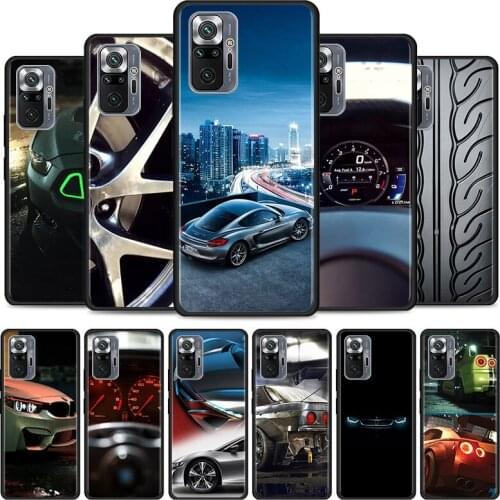 Case for Xiaomi Redmi Note 8 9 10 Pro 7 8T 9T Redmi 9 9i 8A 9A 9C 9T 10 9 Pro Soft Phone Cover New Car Speed Drift