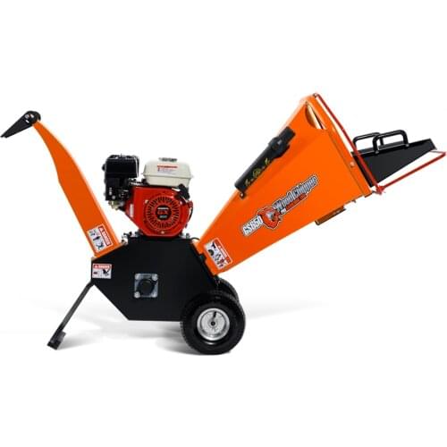 Electric Start Wood Chipper Shredder Machine With 15Hp Gasoline Engine