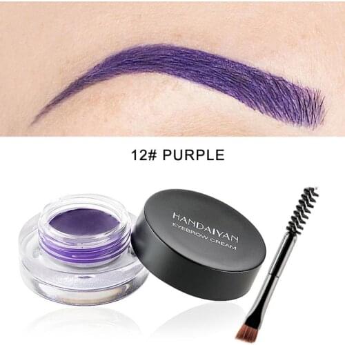 HANDAIYAN Super Waterproof Eyebrow Cream Tattoo Pen Pigment Long-lasting Natural Professional Black Brown Eyebrow Gel Brow Tint
