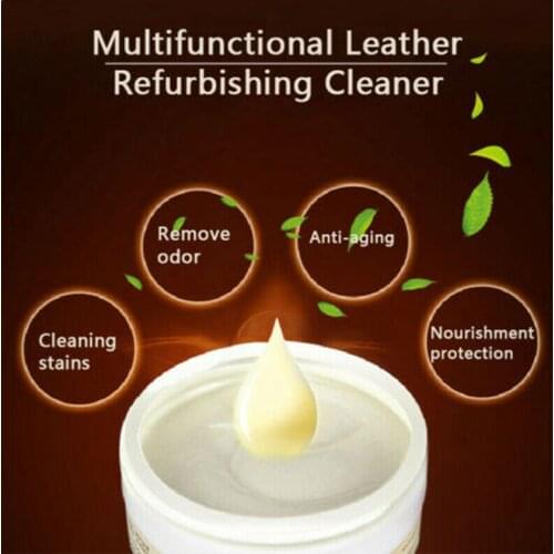Multifunctional Leather Refurbish Cleaner Car Seat All-Purpose Cream Conditioner Leather Leather Repair Sofa Cleaning K6F5