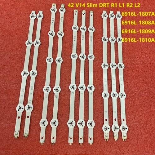 5set=50pcs LED Backlight bar for Panasonic TX-42AS750E TX-42AS740E TX-42AS740B TX-42AS650B 6916L-1807A 1808A 1809A 1810A
