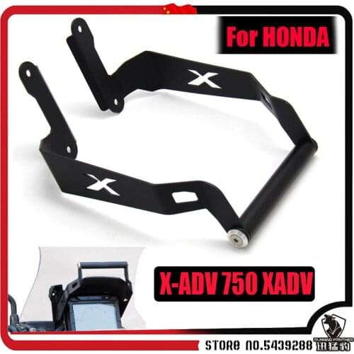 Motorcycle front Stand Holder Smartphone For HONDA X-ADV 750 XADV XADV750 GPS Bar Mobile Phone bracket GPS black