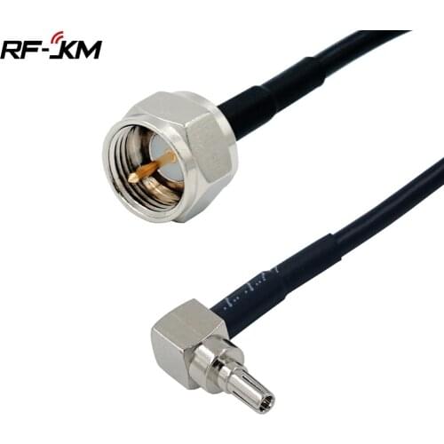 RF Connector F to CRC9 Cable F Male to CRC9 Right Angle RG174 Pigtail Cable For HuaWei USB Cards