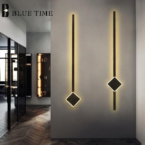 New Arrival Modern LED Wall Lamp For Living room Dinning room Bedroom Mirror Front Light Minimalist Wall Lamp Black& Gold