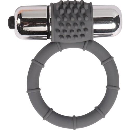 Vibrating Penis Ring Multi-purpose Battery Powered Scrotum Rings with Bullet Vibrators Cock Rings TK-ing