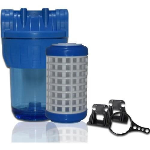 High Quality! 5 ''Transparent Whole House Water Filtration System With 5 İnch Washable Filter 3/4''İnlet & Outlet