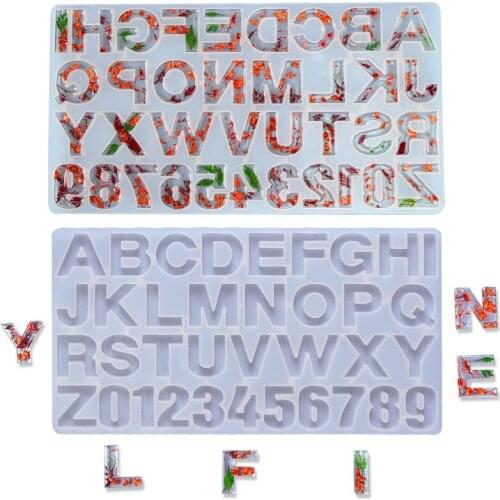 2pcs 26 Letters Cake Decorating Tools Fondant Cake Stamp Silicone Mold Letters Biscuit Fondant Mold Baking Cake Embosser Stamp