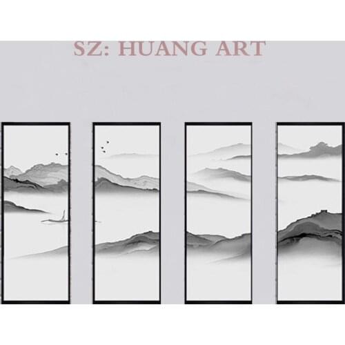 Abstract impression landscape painting landscape to create family decorate the living room sofa restaurant elegant hotel draw fo