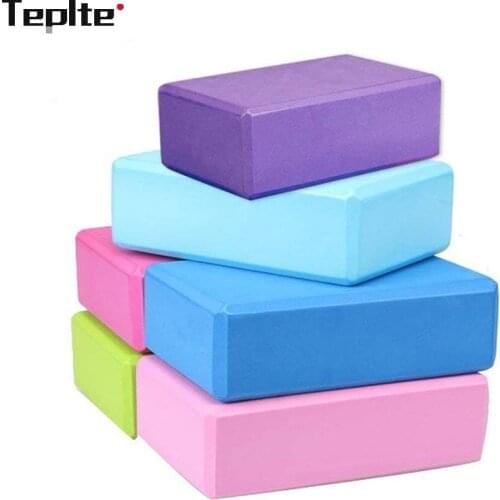 EVA Yoga Block Foam Brick Training Exercise Fitness Sports Tool non-slip Yoga Pillow Cubes For Yoga Stretching Body Mold Healthy