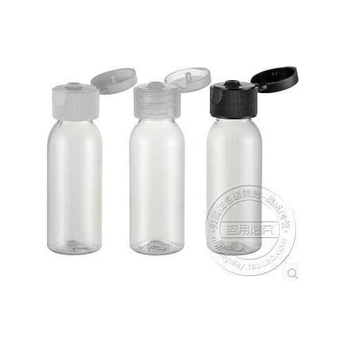 Capacity 30ml 400pcs/lot bottle with rounded shoulders, empty transparent bottle 1oz, small plastic bottles