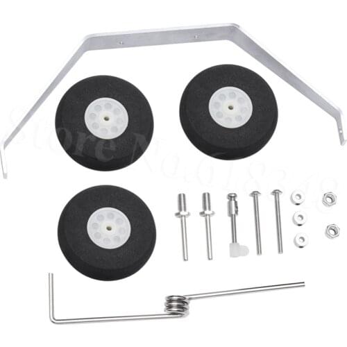 Aluminum Main Landing Gear Wheel Kit RC Airplane Cessna 182 Parts Replacement 40 Size ARF PNP