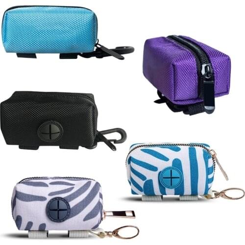 Dog Poop Biodegradable Bag Dispenser Pet Puppy Cat Pick Up Poop Pouch Organizer