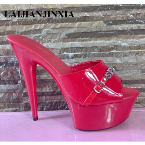 LAIJIANJINXIA New Pointed Stiletto High Heels Open Toe Cross Bandage Womens 17 Cm High Heel Sandals Platform Women Pumps