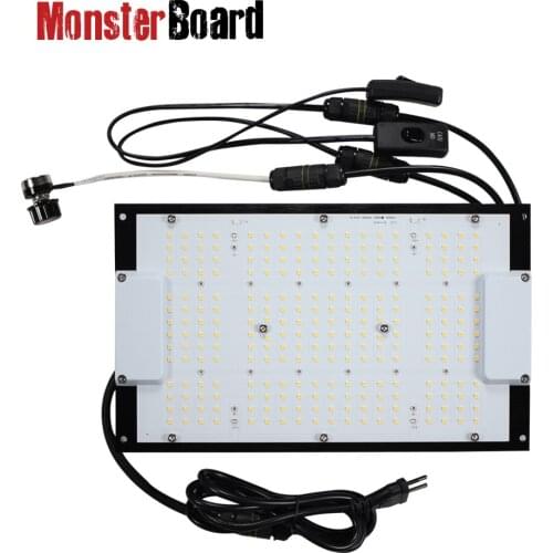Wholesell Price Geeklight 3000K 3500K quantum full spectrum 120W led grow light king lm301h Cree 660 UV IR brite for hydroponic
