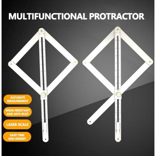 Multifunctional Measuring Angle Diagonal Ruler Precision Angle Ruler Wooden Construction Rulers Woodworking Square Linear Tool
