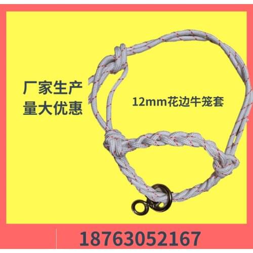 Horse Cow Collar Simple Cow Cage Head Cover Tied Cow Rope Hand-woven Cow And Horse Bridle Horse Headstall