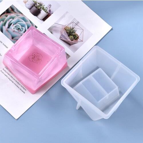 Irregular Shape DIY Ashtray Silicone Mold Resin Mold Handmade Crystal Epoxy Crafts Home Decoration Making Tools Tobacco Holder