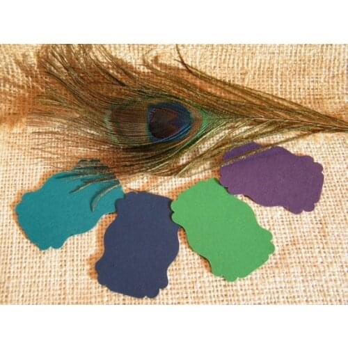 Custom colors gift tags rustic wedding escort cards party favor lables baby shower birthday present decorations