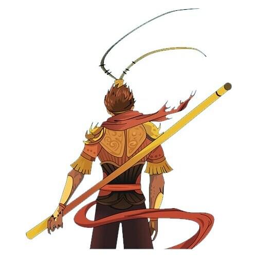 Popular Anime patches Monkey Kings Iron on patches DIY hoodie stripes for jeans Applique for clothes heat transfer vinyl