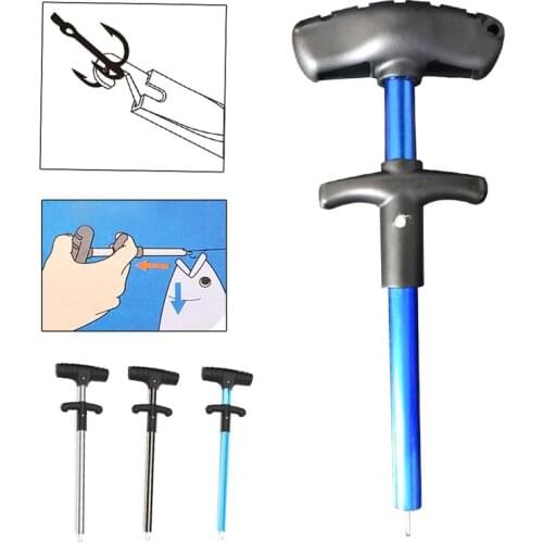 Portable Fishing Hook Remover Tool Fishing Lure Remover Aluminum Tube Hook Detacher Portable Fish Hook Out Extractor