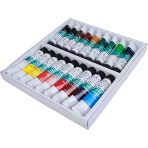 Professional 18 Colors Nail Art Polish 3D Paint Design Tube Set False Tips Drawing Acrylic Nail Paints Pigment