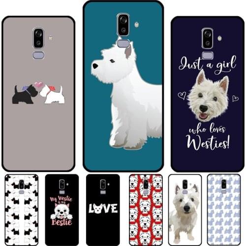 Westie Scottie Scottish Terrier For Samsung Galaxy J8 A9 A7 2018 A8 A6 J6 J4 Plus J1 J3 J5 J7 A3 A5 2016 2017 Phone Case