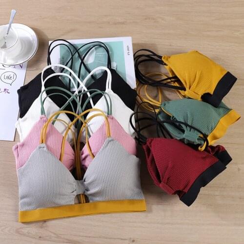 Sports Bra Female Athletic Gym Yoga Top Women Breathable Anti-sweat Shockproof Padded Running Fitness Workout Crop Top