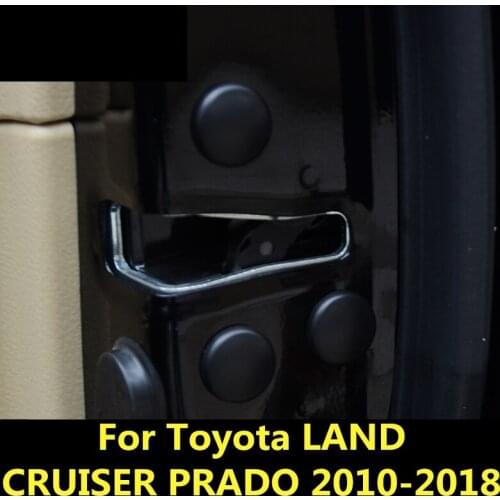 Car Styling Door Screws Protective Protector Cover Caps Interior decoration Accessories For Toyota LAND CRUISER PRADO 2010-2018