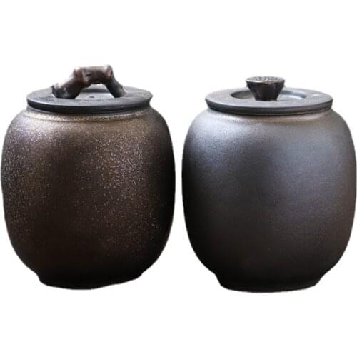 Retro Keepsake Urn Container for Ashes Pet Memorial Cremation Urns Ceramic Funeral for Ashes Dog cat