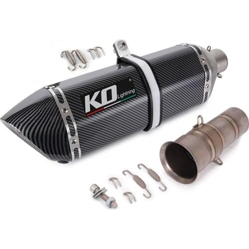 Exhaust Pipe Motorcycle 51X470mm Muffler Titanium Slip-on Mid Modified for Adventure 1050 1090 1190 Super Adventure 1290 R/S/T