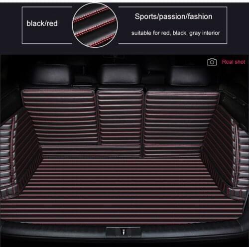 WLMWL Custom leather car trunk mat for Borgward all model BX7 BX5 car styling auto accessories Seat car cargo liner Car-Styling