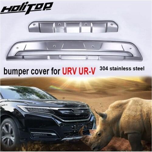 Front&rear bumper protector cover/skid plate guard for Honda UR-V URV 2016-2020,stainless steel,ISO quality,good pubic praise