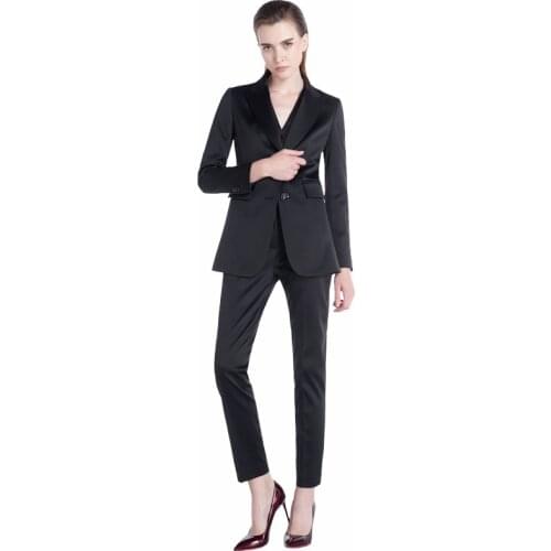 Women Pant Suits Single-button Blazer Jacket & Pants &Vest Workwear Female Blazer Suits 3 Pieces Set Custom Made