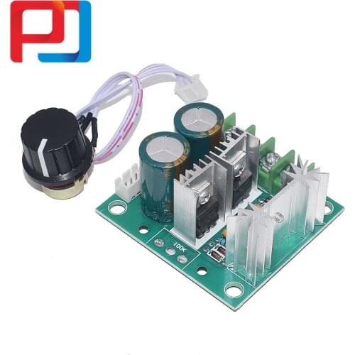 15A 6V-90V DC Motor Speed Controller 6V 12V 24V 36V 48V 72V 90V Large Power PWM Power Regulator Governor Switch Soft Start