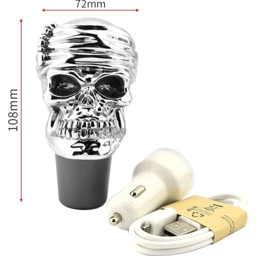 2021 Suitable For Handball Pirate with Transparent Resin Personality Led Induction Light Wave Sti Crystal Touch Handle Head