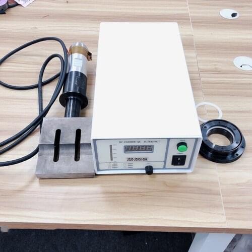20K2000W Ultrasonic Spot Welder Generator Transducer with Mold Head and Flange