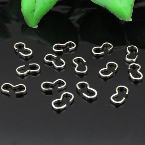 500pcs/lot Fashion Iron Connectors for Necklace Bracelet Connectors Clasp,DIY Accessories 4x8mm (K05104)