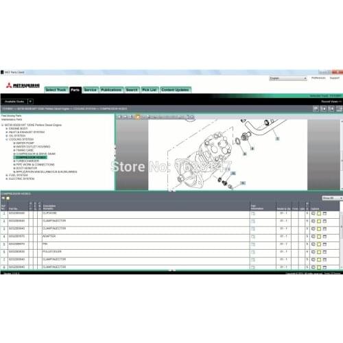 ForkLift Trucks 2021 (MCFA) For Mitsubishi spare part catalogue