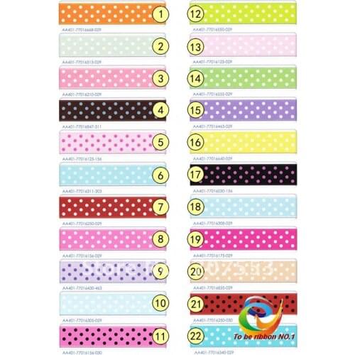 Wholesale 100yards 5/8"(16mm)Polka 4Dots Satin Ribbon Wedding Ribbon-Free Shipping WY-032