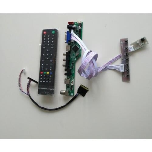 TV HDMI AV USB VGA AUDIO LCD LED driver card Controller Board kit For LP173WD1-TLH4 1600X900 17.3" monitor
