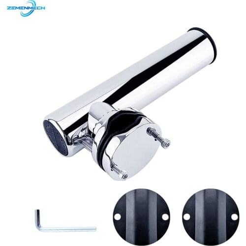 316 Stainless Steel Stand For Fishing Rod Rack Holder Rail Mounted Rest Pole Bracket Marine Boat Accessories Mirror Polishing