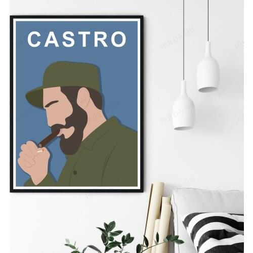 Fidel Castro Print, Fidel Castro Poster, Socialist Art, Socialist Poster, Minimalist Print, Wall Art Decor
