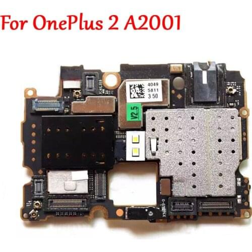 Tested Full Work Original Unlock Motherboard For OnePlus 2 one Plus two Logic Circuit Electronic Panel 64GB A2001 A2003 A2005
