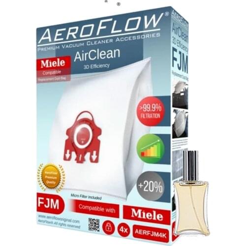 Vacuum Cleaner Dust Bag Compatible Brand Model Miele Black Pearl - S 711 Vacuum Cleaner Bag Pack of 4 HT-TT0182-22