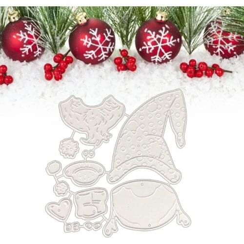 Christmas Santa Claus DIY Scrapbooking Carbon Steel Cutting Dies Photo Album Embossing Paper Cards Making Stencil Decor