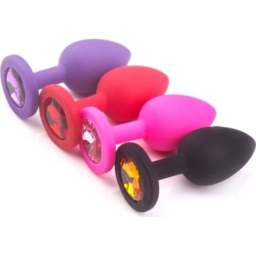 Adult Sex Toys Silicone Butt Anal Plug Sex Toys for Woman Couples Jewelry Dilatador Anal Stimulator Sex Toys Dildo