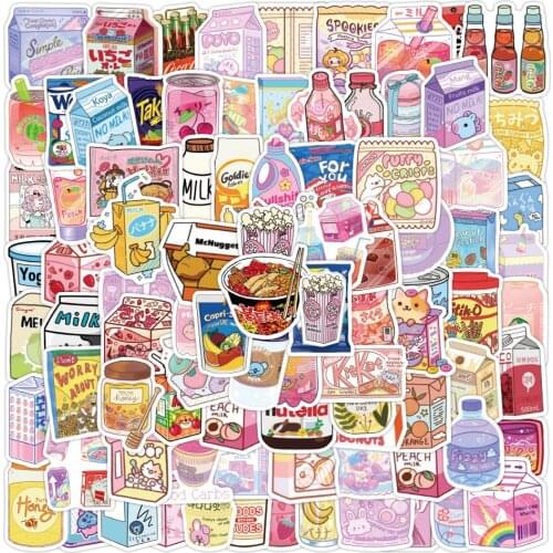10/30/50/100PCS Cute Cartoon Stickers Aesthetic Laptop Skateboard Fridge Bike Guitar Phone Motorcycle Waterproof Graffiti Decal