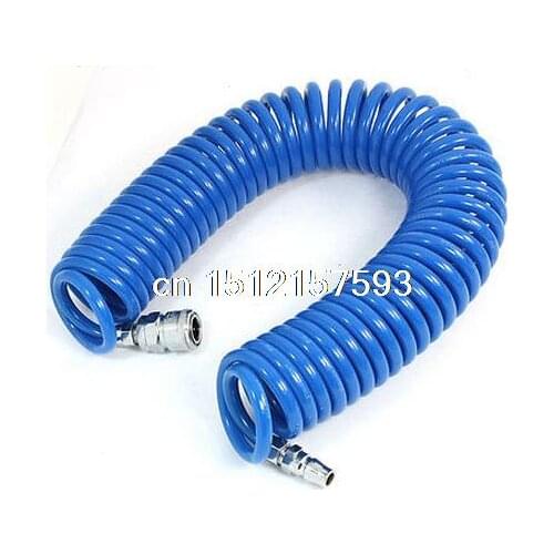 900cm Recoil Air Brake Hose Re Coil Pneumatic Compressor Tools Blue